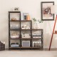 9 Cubes Bookcase with Carbon Steel Frame for Home Office