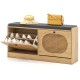 Shoe Storage Bench with Cushion Entryway Rattan Shoe Bench