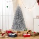 Artificial Xmas Tree with Branch Tips and Warm White LED Lights