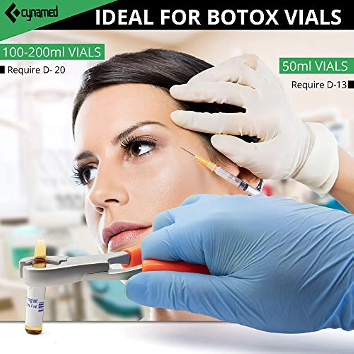 Cynamed Twin Action Decapper Pliers for 13mm & 20mm Crimped Vials/Bottles