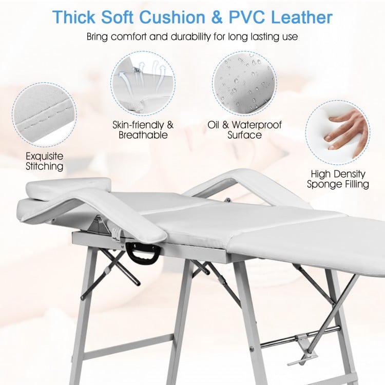 73 Inch Portable Tattoo Salon Facial Bed Massage Table