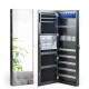 Wall Door Mounted Jewelry Armoire with Frameless LED Mirror