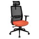 Ergonomic Office Chair with Lumbar Support and Adjustable Headrest