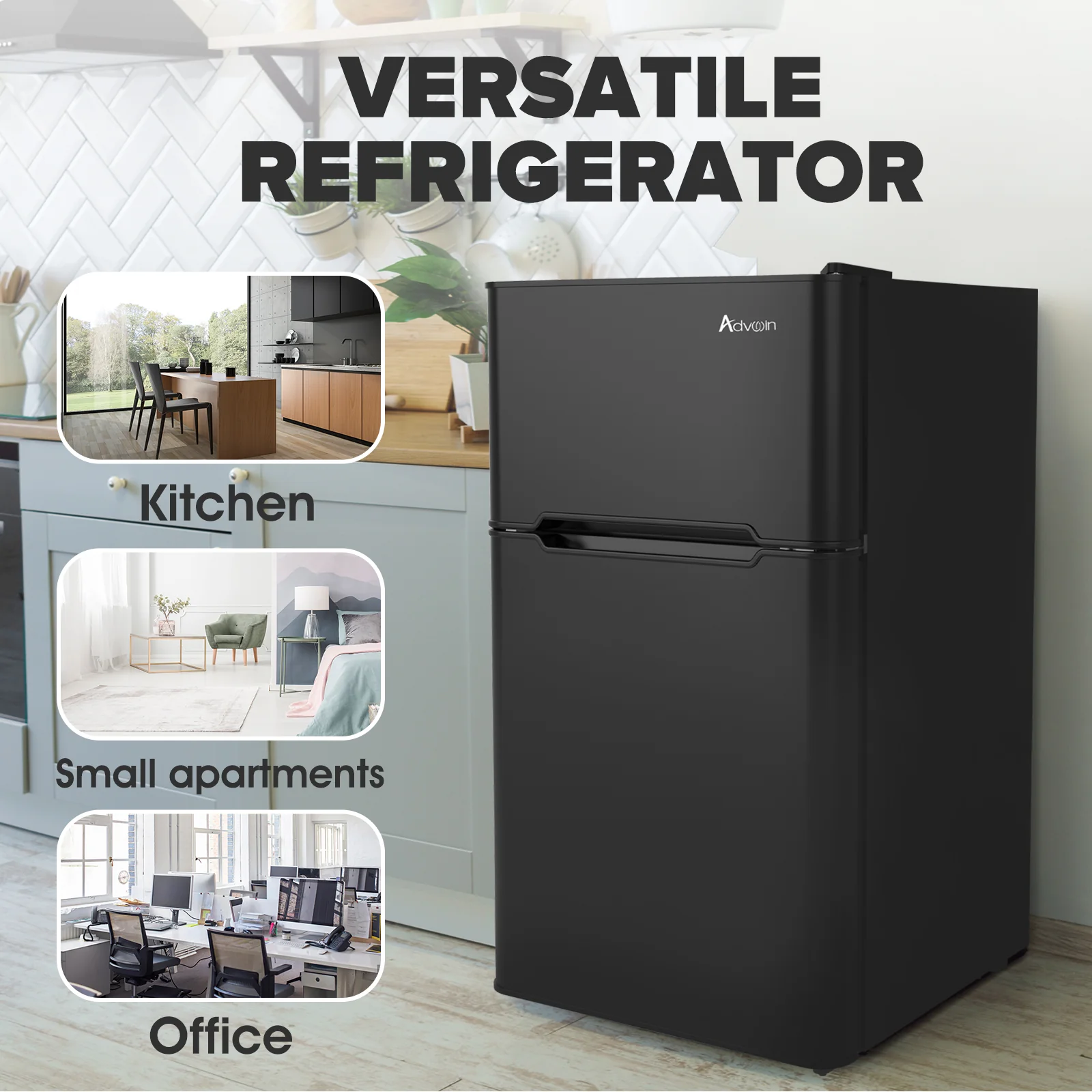 90L Electric Mini Fridge Freezer Portable