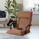 14-Position Adjusting Lazy Sofa Chair with Waist Pillow and Armrests