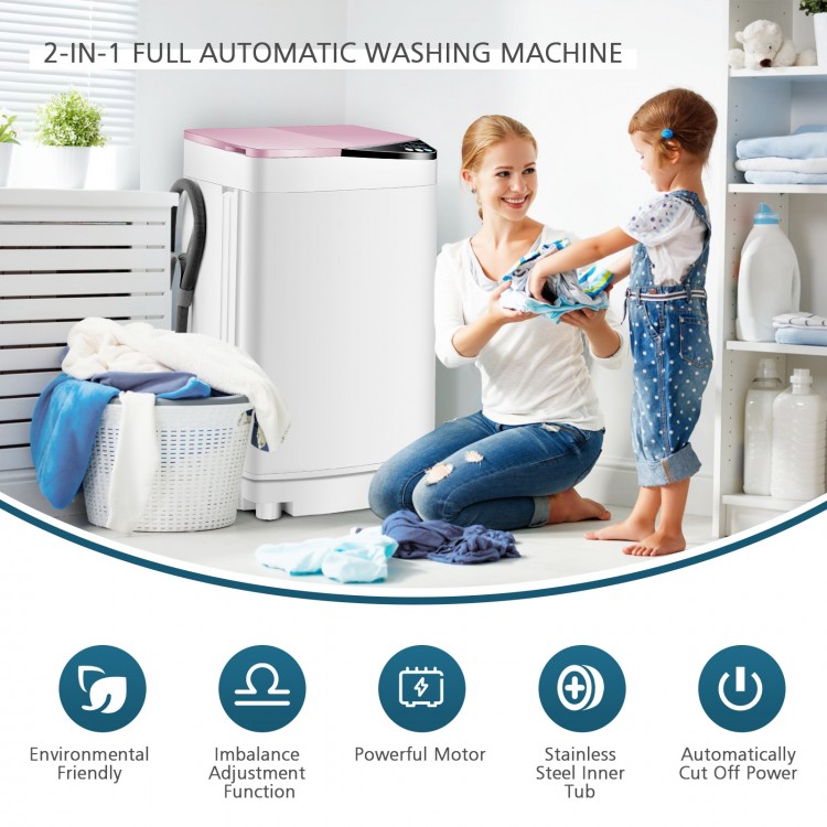 Full-automatic Washing Machine 7.7 lbs Washer / Spinner Germicidal