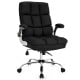 Office Furniture Set: 48 Inches x 36 Inches Mobile Whiteboard+Criss Cross Legged Chair+Linen Upholstered Executive Chair