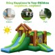 Kids Inflatable Jungle Bounce House Castle including Bag without Blower