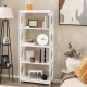 5-Tier Modern Freestanding Bookcase with Open Shelves