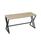 59 Inch Computer Desk with Heavy-duty Metal Frame and Crossbar
