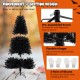 6/7/8 Feet Artificial Christmas Tree with 6 Lighting Modes and Spooky Sounds