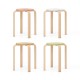 Set of 4 Bentwood Stackable Stools Dining Stools with Round Tops