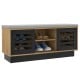 Shoe Bench with Storage Compartments and 3 Adjustable Shelves