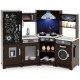 Corner Wooden Play Kitchen with Lights and Sounds Large Pretend Play Kitchen Set
