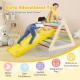 3 Piece Toddler Triangle Set Montessori with 2 Climbing Triangles and 1 Ramp