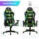 RGB Gaming Chair with LED Lights and Remote