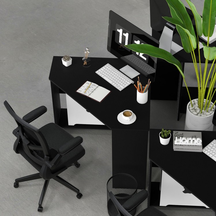 Ergonomic Desk Chair with Lumbar Support and Flip-up Armrest