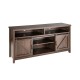 59 Inch Sliding Barn Door TV Stand with Adjustable Shelves for TVs up to 65 Inch
