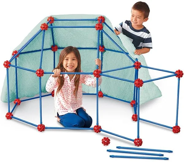 Lakeshore Ultimate Fort Builder – 70 Piece Snap-Together Set for Kids Ages 4-11