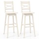 Swivel 30-Inch Bar Height Stool Set of 2 with Footrest