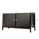 Wooden TV Stand with Sliding Doors for TVs up to 50 Inch