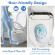 One-Piece Elongated Smart Toilet Bidet 1.28 GPF, Dual-flush