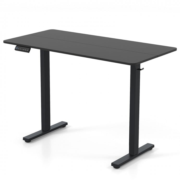 48 Inch x 24 Inch Ergonomic Electric Standing Desk with 3 Memory Settings for Home Office
