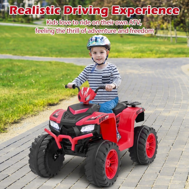 24V Kids Ride-On Electric ATV with Wireless Connection for Toddlers 3-8 Years Old
