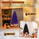 6/7/8 Feet Artificial Christmas Tree with 6 Lighting Modes and Spooky Sounds
