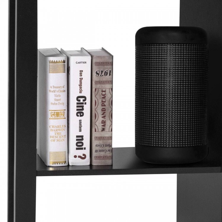 Wooden Computer Corner Desk with Keyboard Tray