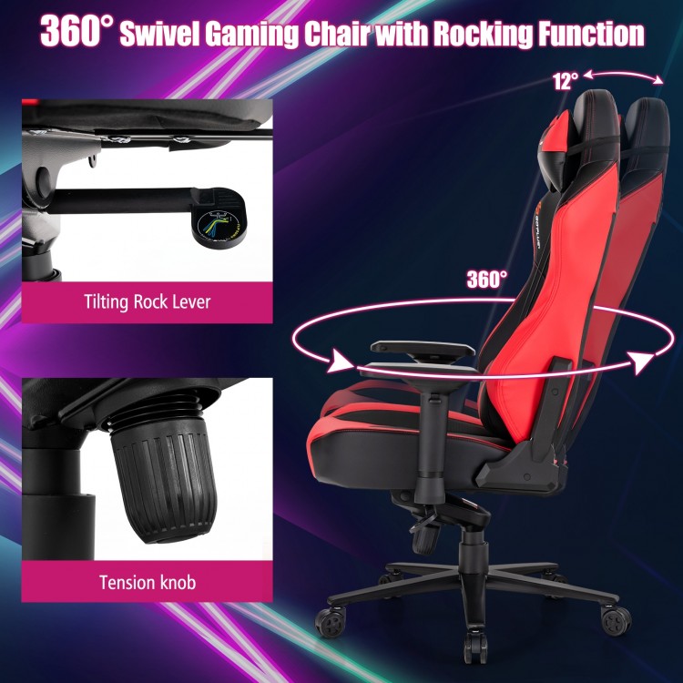 Swivel Computer Chair with Casters for Office Bedroom