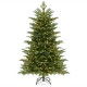 5/6/7 Feet Artificial Christmas Tree with 1426/2116/3156 Lush PVC and 200/300/400 Warm White LED Lights