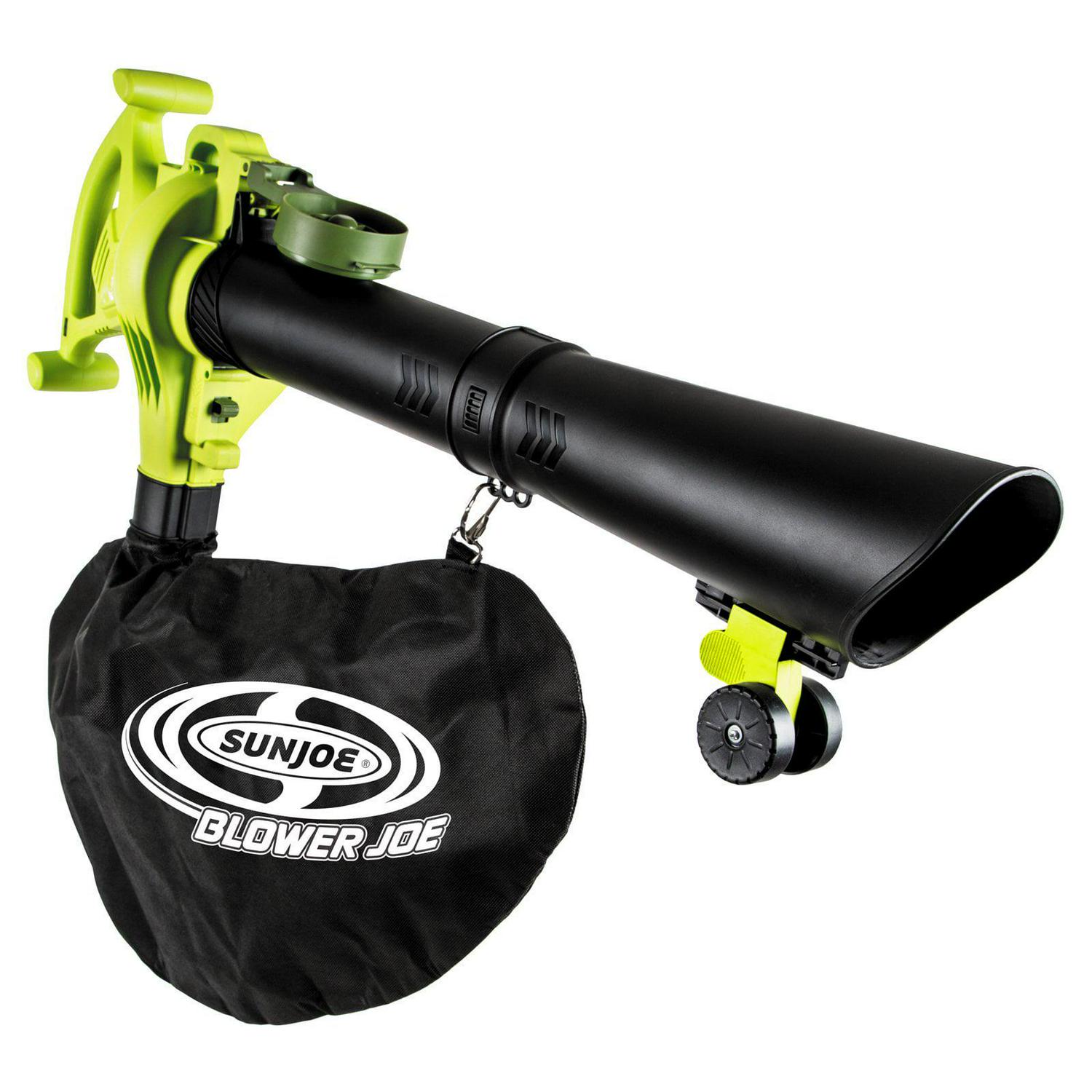 Sun Joe SBJ605E 3-in-1 Electric Blower/Vacuum/Mulcher, 14-Amp, 250mph, Aluminum Impeller