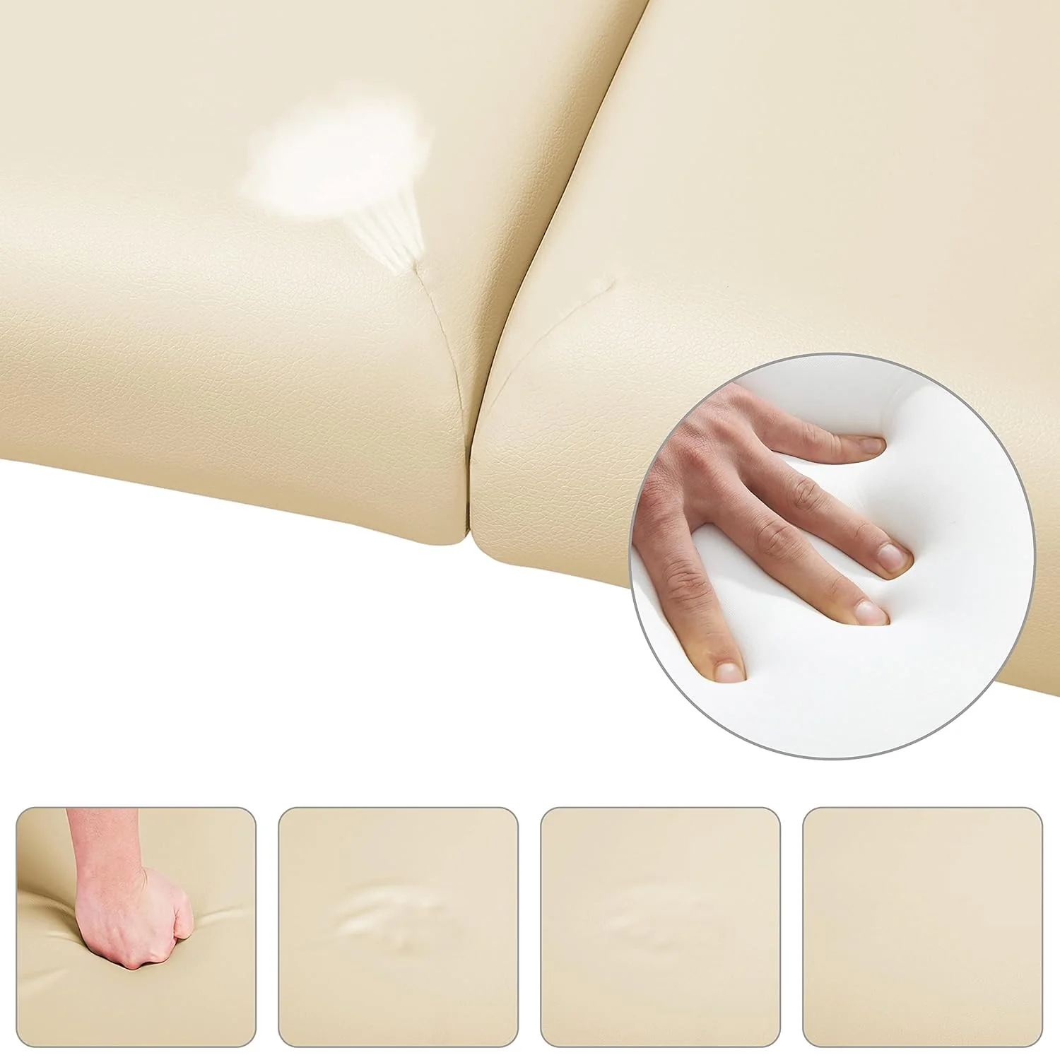 Yaheetech Massage Table Portable Lash Beds Spa Bed Massage Couch Foldable Spa Tables Adjustable 2 Fold with Non-Woven Bag 24 inch, Black