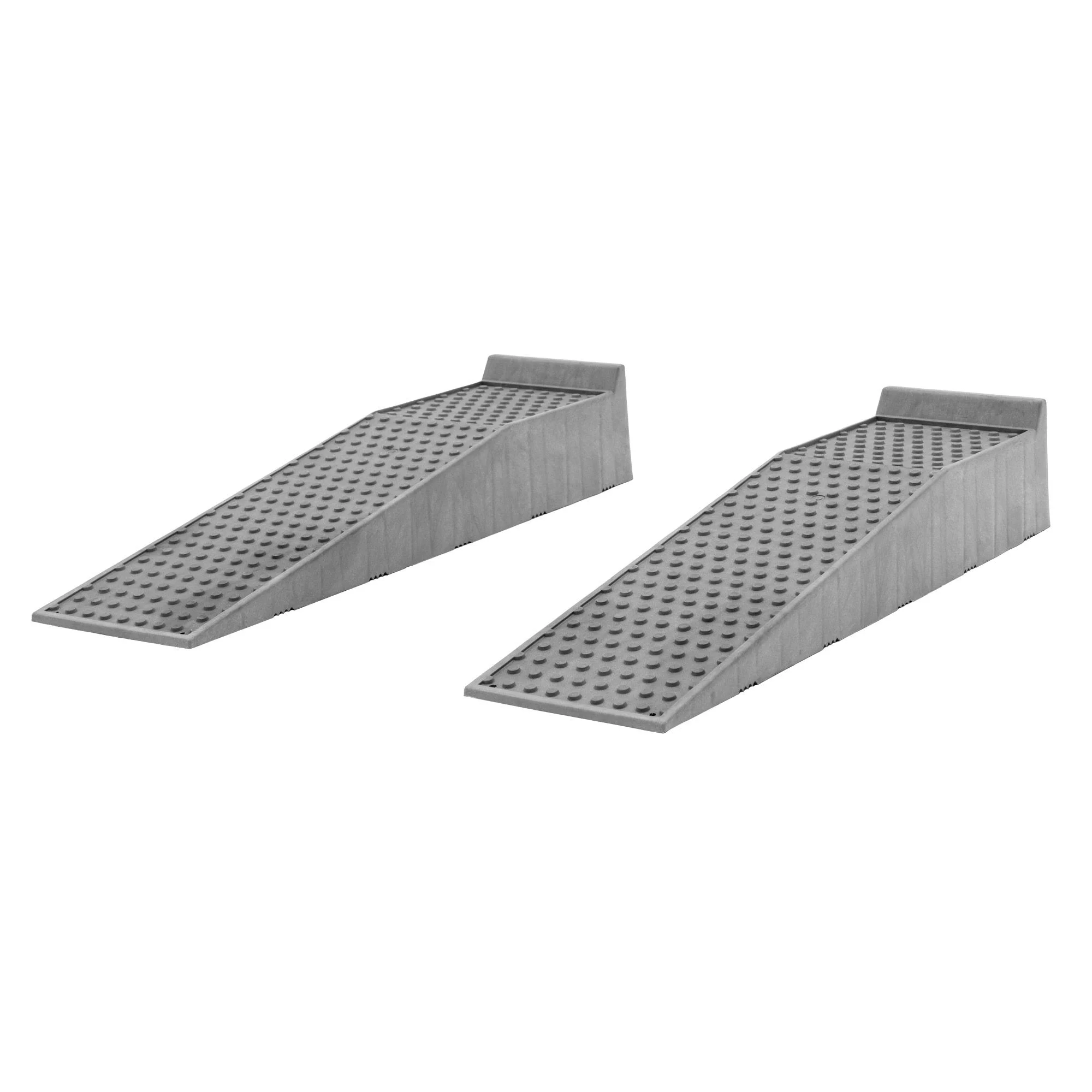 Black Widow Heavy-Duty Plastic Service Ramps, 10,000 lb Capacity, 6.5′′ Lift, 47′′ L, Pair