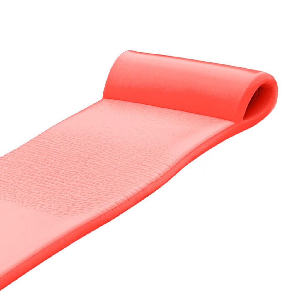 TRC Recreation Sunsation 70′′ Foam Pool Lounger, Coral Pink, Neck Support, Sun & Water Resistant