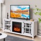 58 Inch Fireplace TV Stand with Remote Control for TVs up to 65 Inch