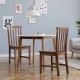 Set of 2 Dining Chairs with Solid Wooden Legs