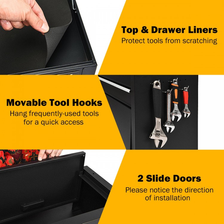 6-Drawer Tool Chest with Heightening Cabinet
