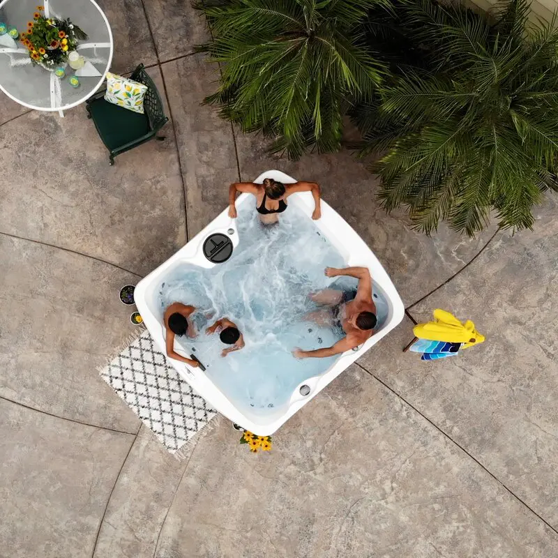Lifesmart Spas Leganza 6 - Person 90 - Jet Rectangular Hot Tub with Ozonator