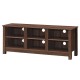 Universal Wooden TV Stand for TVs up to 60 Inch with 6 Open Shelves