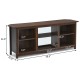 2 Tier Farmhouse Universal TV Stand for TV's up to 65 Inch Flat Screen