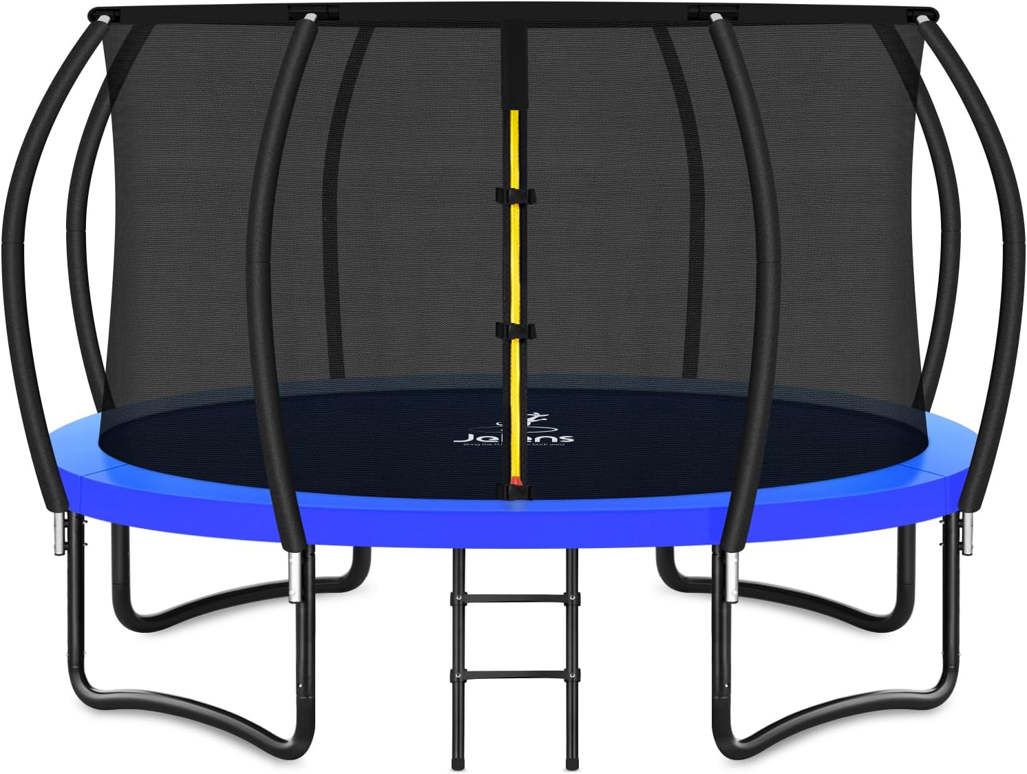Trampoline 8FT 10FT 12FT 14FT 16FT, Recreational Trampolines with Enclosure Net and Ladder, Outdoor Anti-Rust Trampolines for Kids and Adults, ASTM Approved