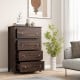 4 Drawer Dresser for Closet Hallway Living Room Nursery