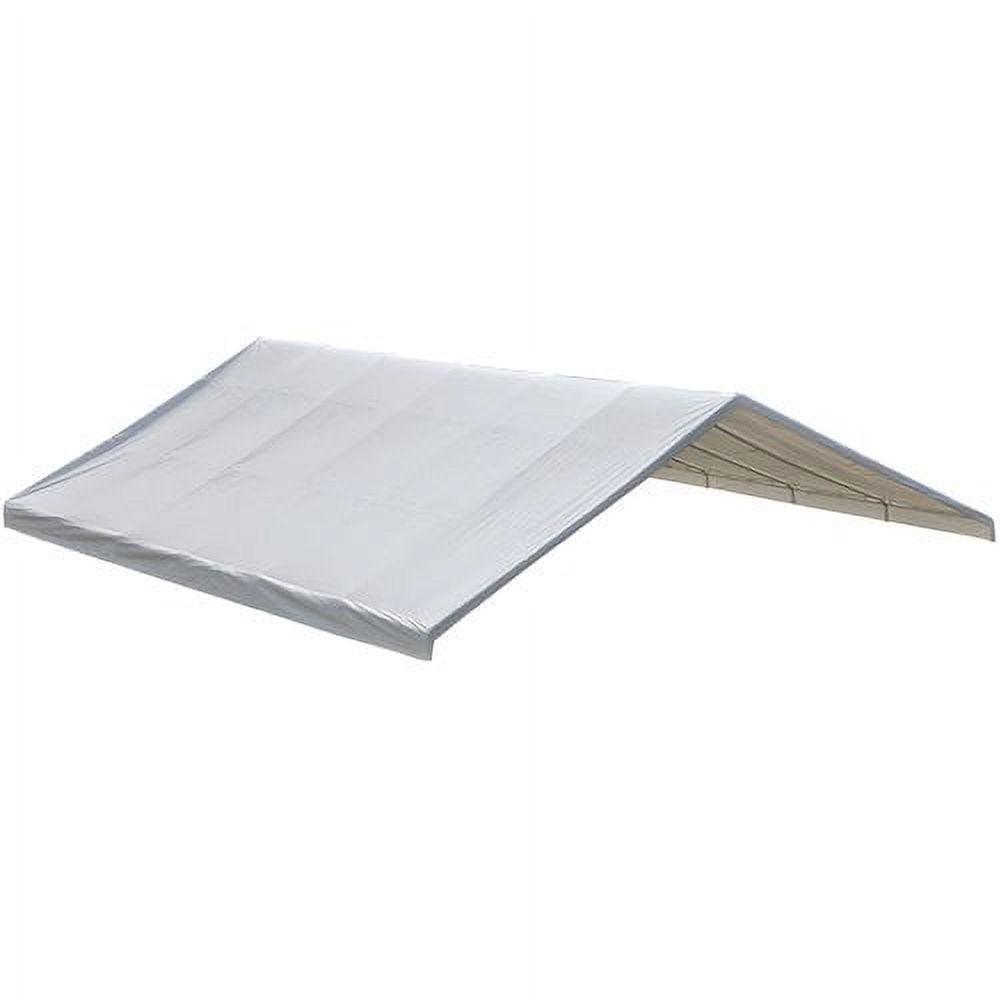 ShelterLogic Supermax 10×20 ft Waterproof Canopy Replacement Cover, UV Protected, White (Frame Not Included)
