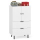 Sideboard Buffet Cabinet 2-Door Serving Cupboard with Drawers
