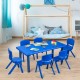 Kids Plastic Rectangular Learn and Play Table