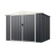 7.5 x 6.3 FT Metal Outdoor Storage Shed with Lockable Door