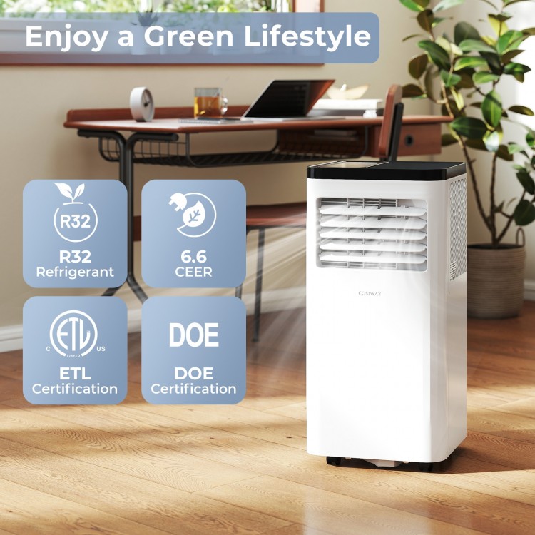 8000/10000 BTU Portable Air Conditioner 3 in 1 Floor AC Unit Fan and Dehumidifier for Room