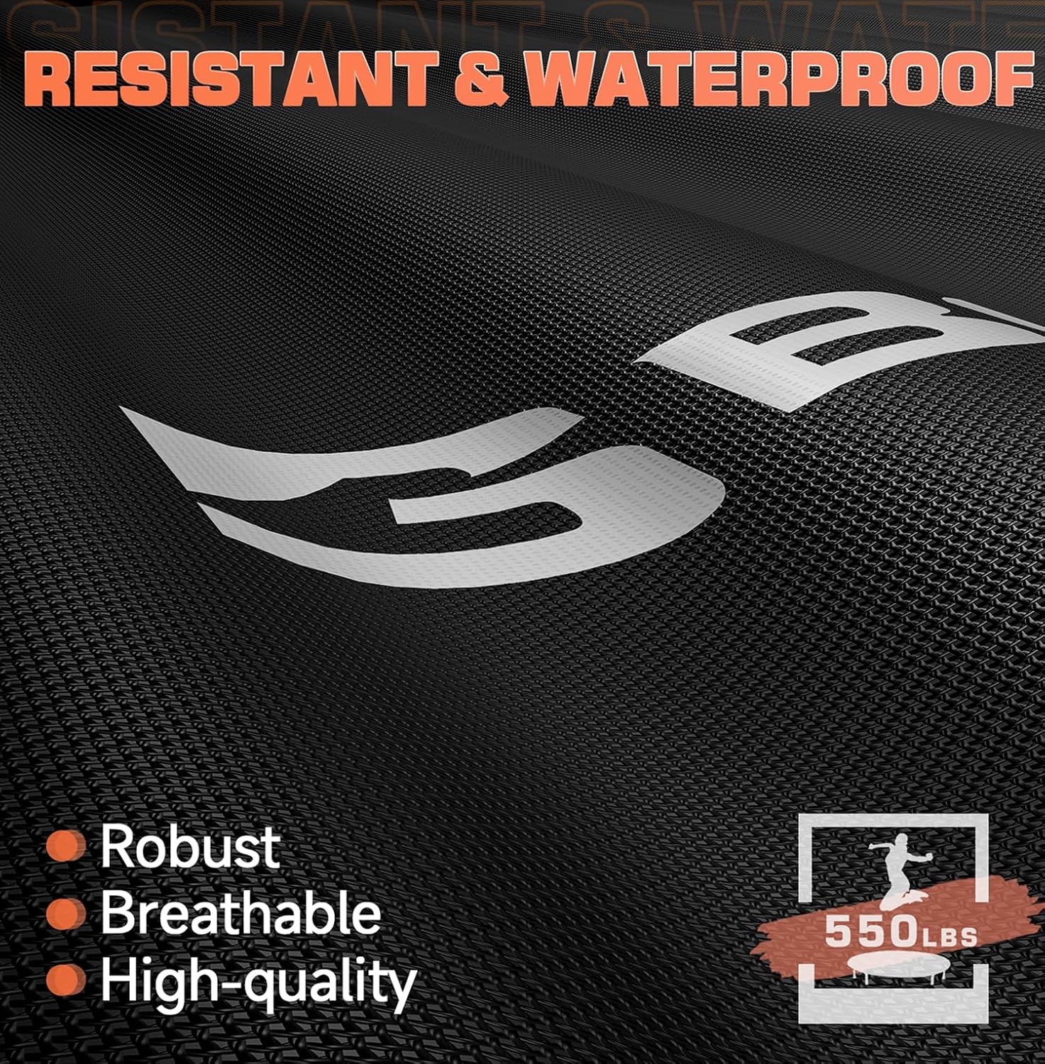 BCAN 450/550 LBS Foldable Mini Trampoline, 40